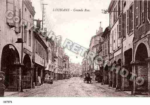 Ville de LOUHANS, carte postale ancienne