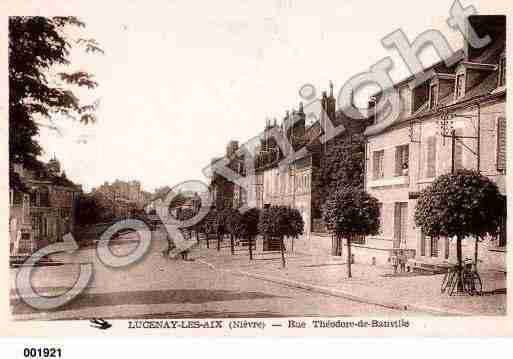 Ville de LUCENAYLESAIX, carte postale ancienne