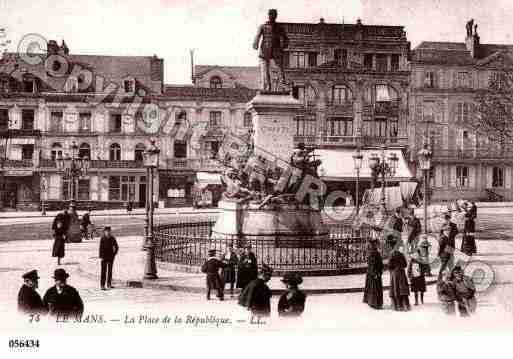 Ville de MANS(LE), carte postale ancienne