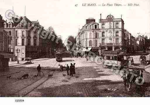 Ville de MANS(LE), carte postale ancienne