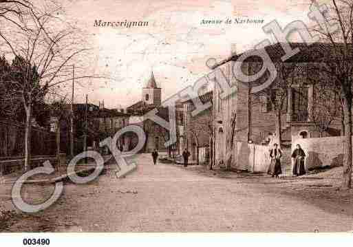 Ville de MARCORIGNAN, carte postale ancienne