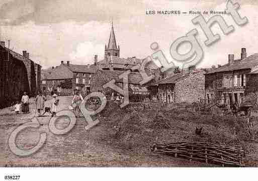 Ville de MAZURES(LES), carte postale ancienne