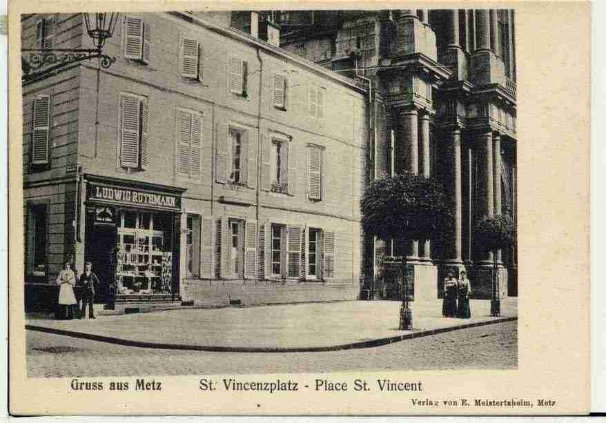 Ville de METZ, carte postale ancienne