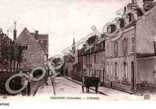 Ville de MEZIDONCANON, carte postale ancienne