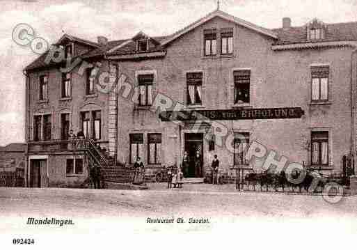 Ville de MONDELANGE, carte postale ancienne