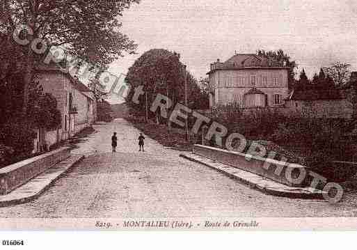 Ville de MONTALIEUVERCIEU, carte postale ancienne