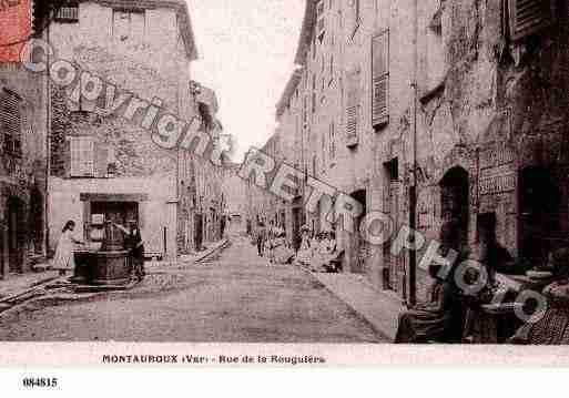 Ville de MONTAUROUX, carte postale ancienne