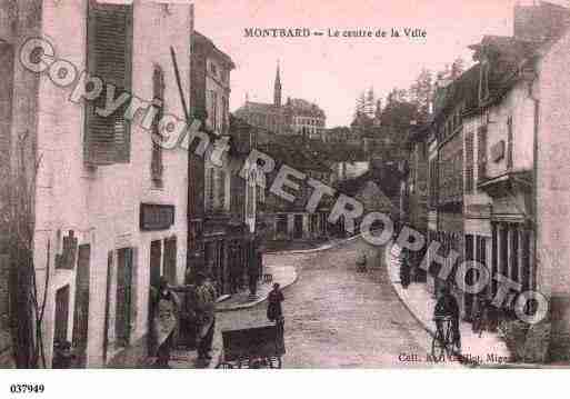 Ville de MONTBARD, carte postale ancienne