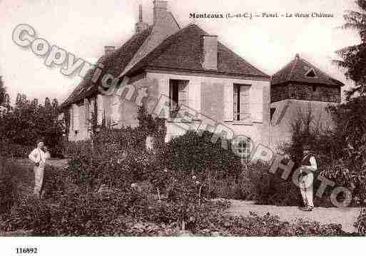 Ville de MONTEAUX, carte postale ancienne