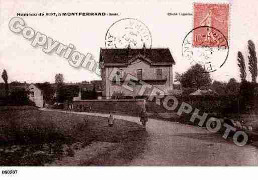 Ville de MONTFERRANDLECHATEAU, carte postale ancienne