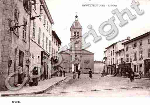 Ville de MONTMERLESURSAONE, carte postale ancienne