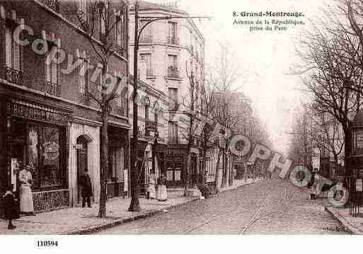 Ville de MONTROUGE, carte postale ancienne