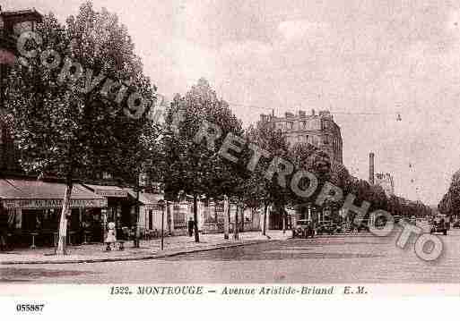 Ville de MONTROUGE, carte postale ancienne