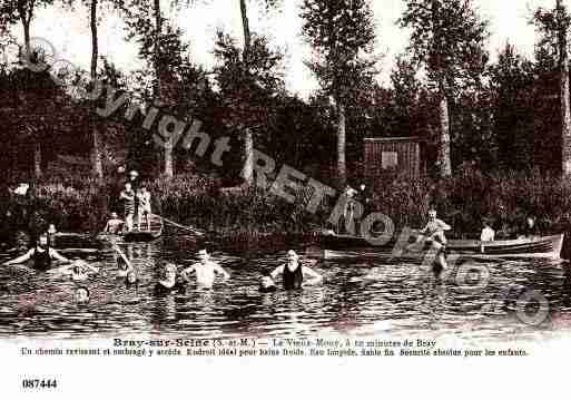 Ville de MOUYSURSEINE, carte postale ancienne