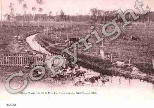 Ville de MOUYSURSEINE, carte postale ancienne
