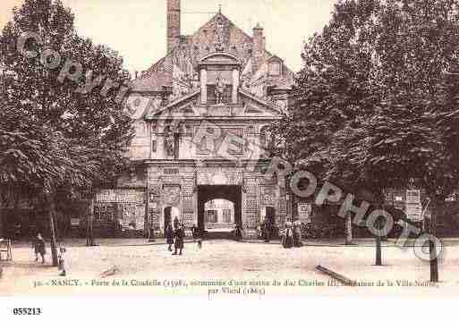 Ville de NANCY, carte postale ancienne