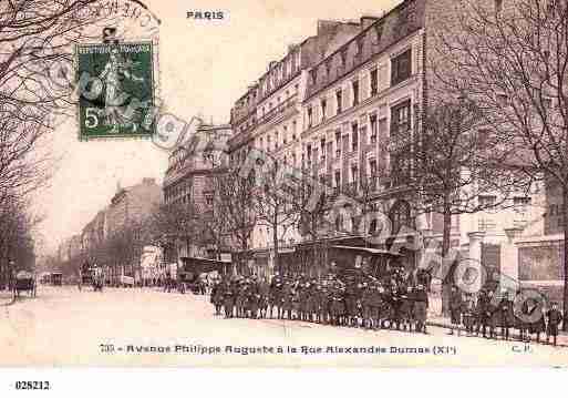 Ville de PARIS11, carte postale ancienne Ville de PARIS11, carte postale ancienne