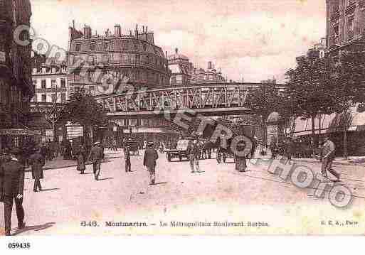 Ville de PARIS18, carte postale ancienne