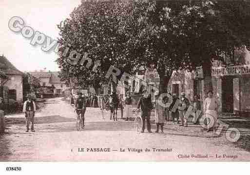 Ville de PASSAGE(LE), carte postale ancienne