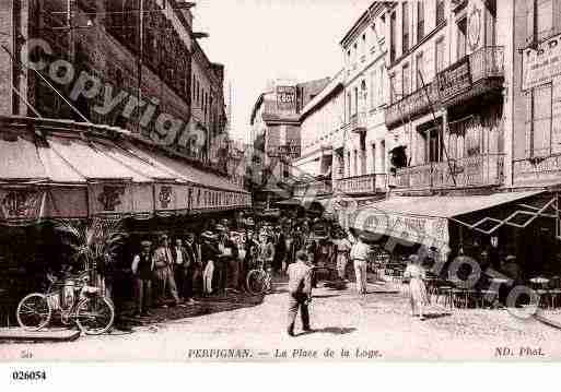 Ville de PERPIGNAN, carte postale ancienne