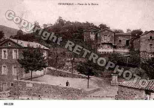 Ville de PEYREMALE, carte postale ancienne