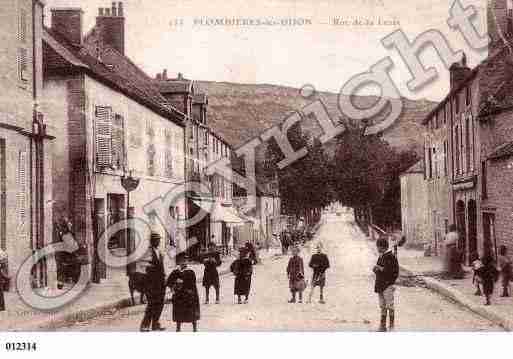 Ville de PLOMBIERESLESDIJON, carte postale ancienne