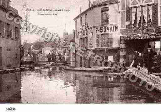 Ville de POISSY, carte postale ancienne