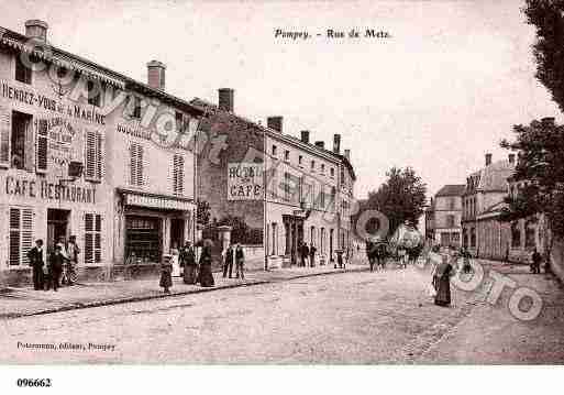 Ville de POMPEY, carte postale ancienne