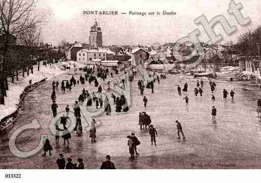 Ville de PONTARLIER, carte postale ancienne Ville de PONTARLIER, carte postale ancienne