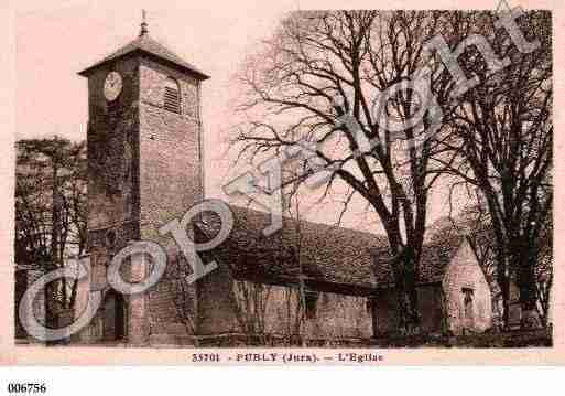 Ville de PUBLY, carte postale ancienne