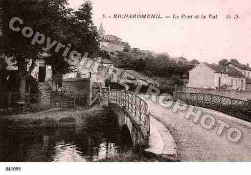 Ville de RICHARDMENIL, carte postale ancienne