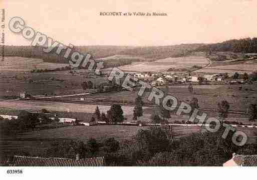 Ville de ROCOURT, carte postale ancienne