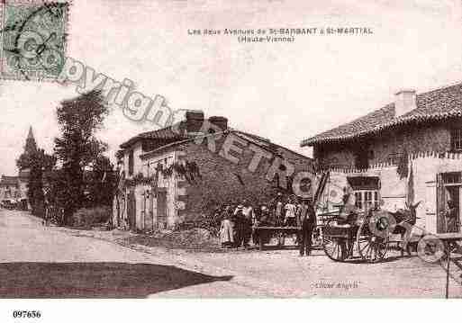 Ville de SAINTBARBANT, carte postale ancienne