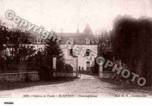 Ville de SAINTCIVRAN, carte postale ancienne