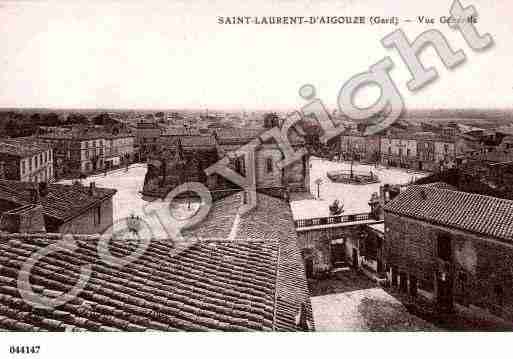 Ville de SAINTLAURENTD'AIGOUZE, carte postale ancienne