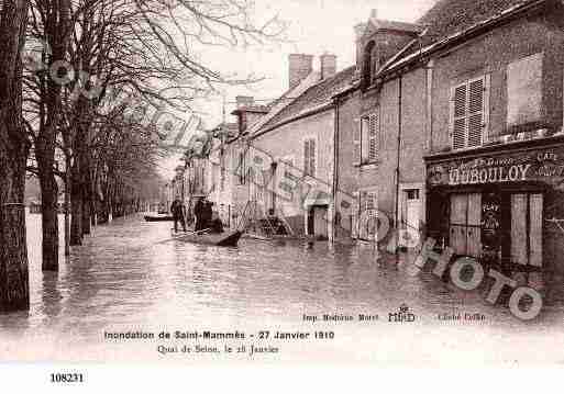 Ville de SAINTMAMMES, carte postale ancienne