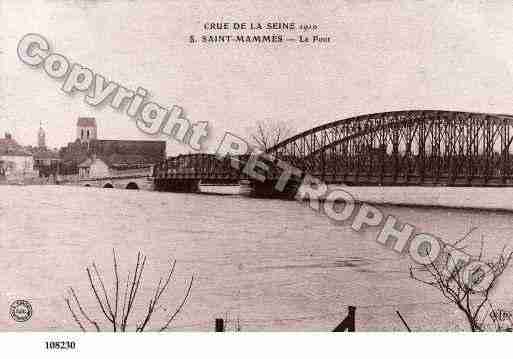 Ville de SAINTMAMMES, carte postale ancienne