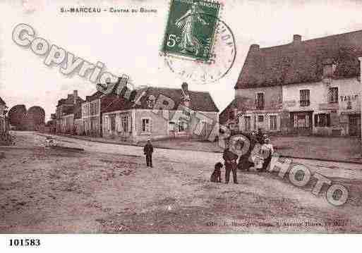 Ville de SAINTMARCEAU, carte postale ancienne