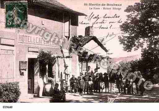 Ville de SAINTMARTINDEBOUBAUX, carte postale ancienne