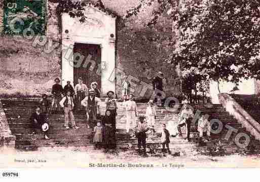 Ville de SAINTMARTINDEBOUBAUX, carte postale ancienne