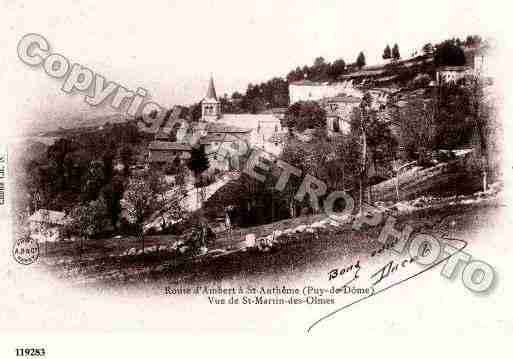 Ville de SAINTMARTINDESOLMES, carte postale ancienne