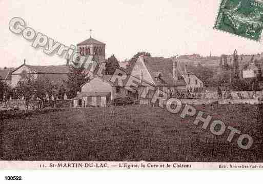 Ville de SAINTMARTINDULAC, carte postale ancienne