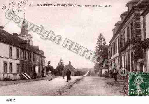 Ville de SAINTMAURICELESCHARENCEY, carte postale ancienne