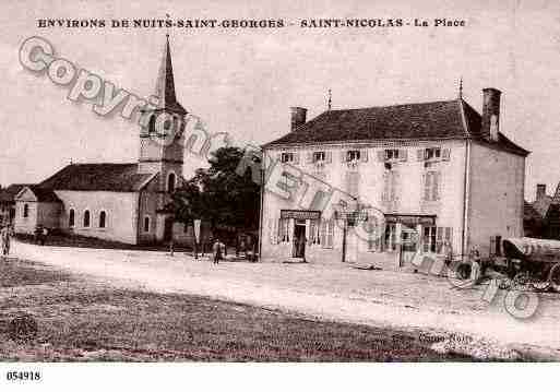 Ville de SAINTNICOLASLESCITEAUX, carte postale ancienne