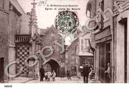 Ville de SAINTVALERYSURSOMME, carte postale ancienne