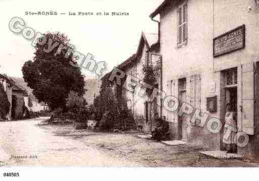 Ville de SAINTEAGNES, carte postale ancienne