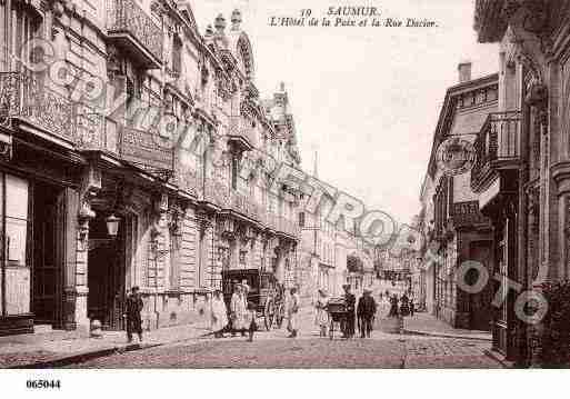 Ville de SAUMUR, carte postale ancienne