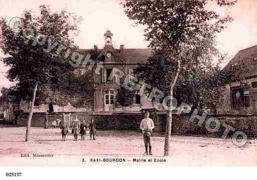 Ville de SAXIBOURDON, carte postale ancienne