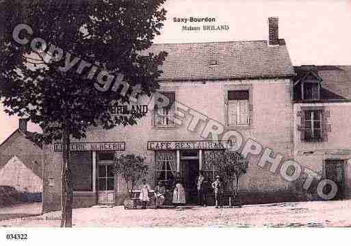 Ville de SAXIBOURDON, carte postale ancienne