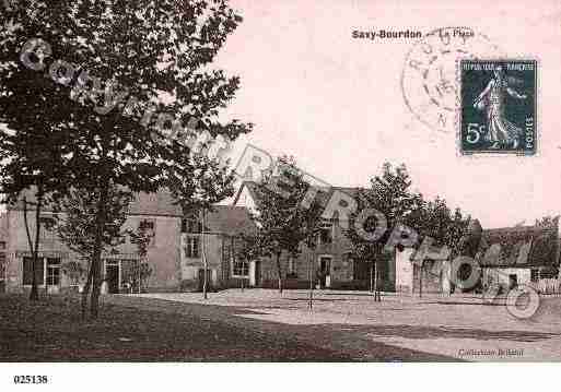 Ville de SAXIBOURDON, carte postale ancienne